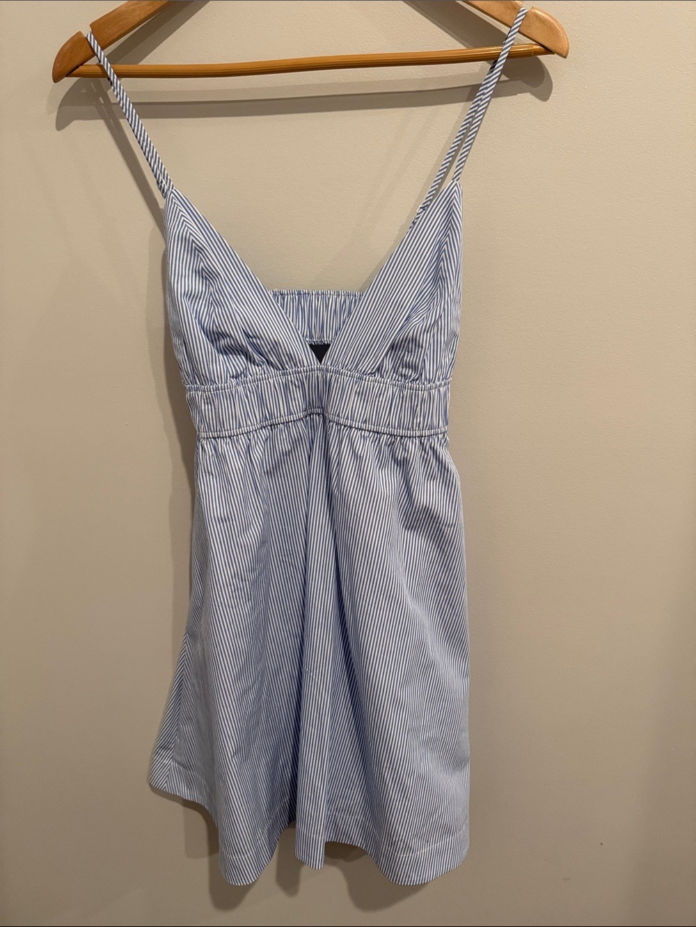 Aritzia Wilfred Encourage Poplin Mini Cami Dress
